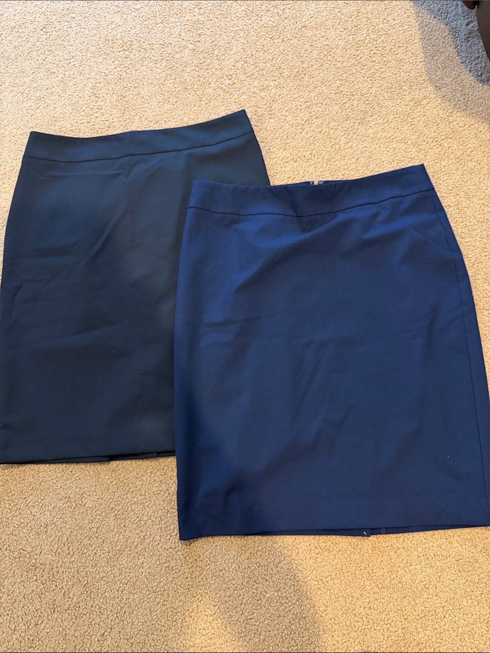 Ann Taylor Factory Navy and Black Classic Pencil Skirts - Set of 2 Never Worn